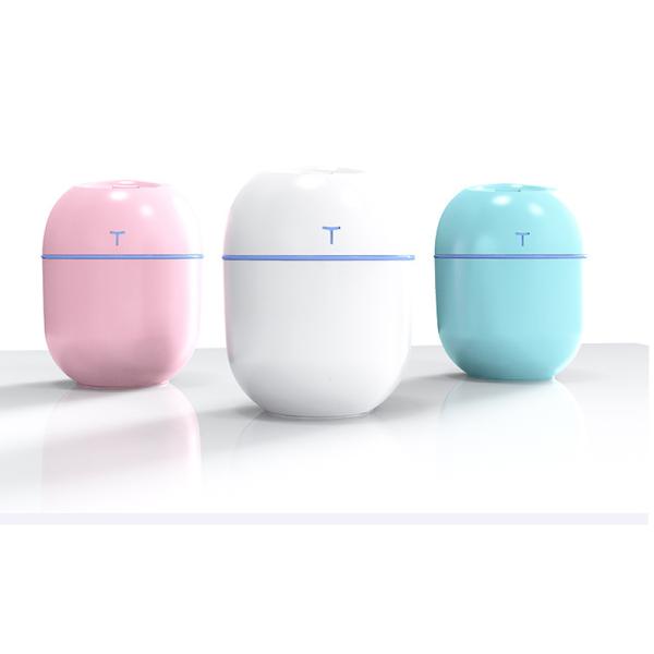 Home Colorful Bedroom Humidifier with Essential Oil Aromatherapy and LED Lights