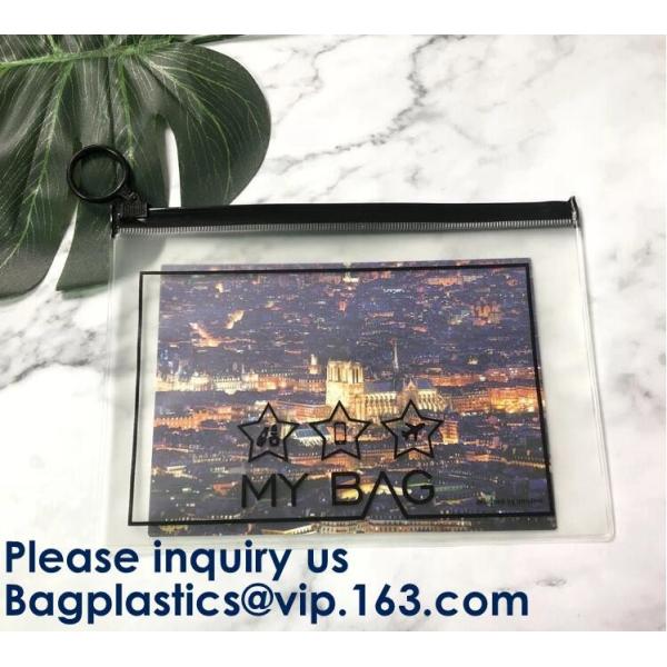 Sinicline Nice Pvc Eva Slider Zipper String Biodegradable T-Shirt Packaging Plastic Bag With Logos Custom Logo Printed