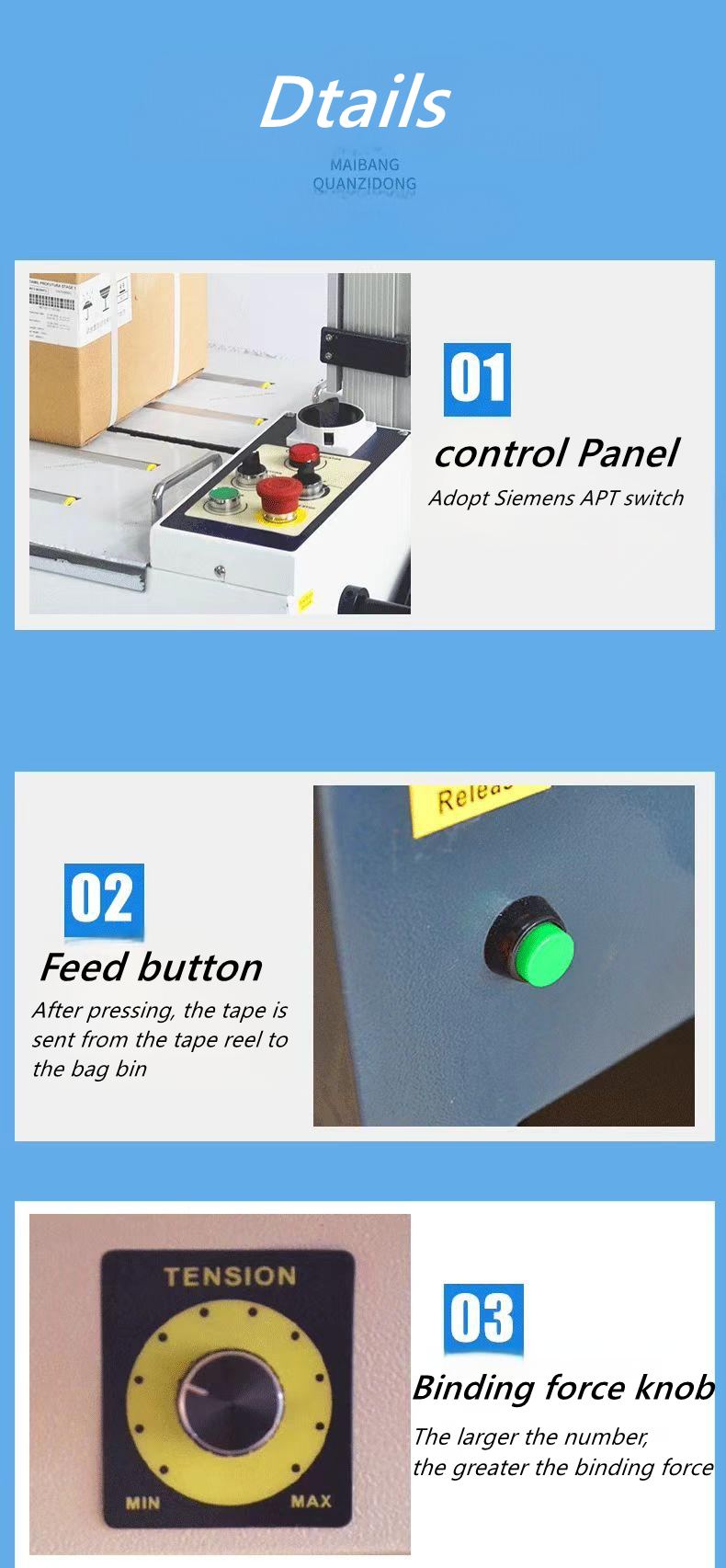 Hipac AP-301&AS523 Electric Seal the Box and Bind It Strapping Machine Durable Automatic Belt Packaging  for Carton