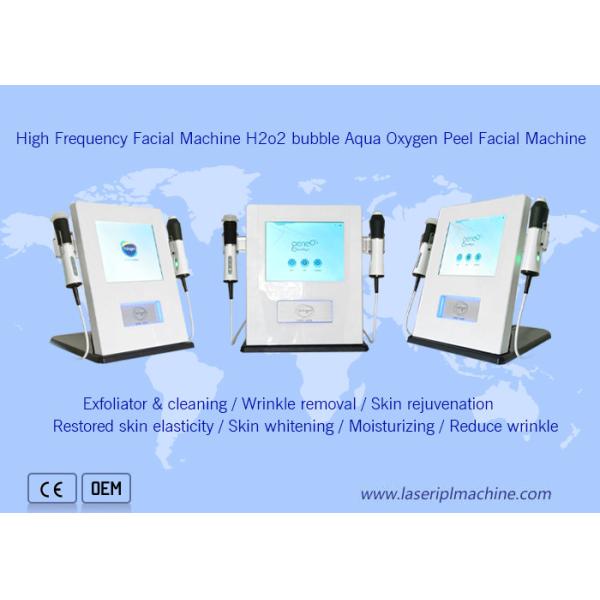 Машины красоты Ce корка кислорода Aque пузыря высокочастотной лицевая