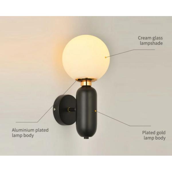 Свет крылечка стиля B1129 европейский E27 высоты 33cm Dia 15/20cm современный