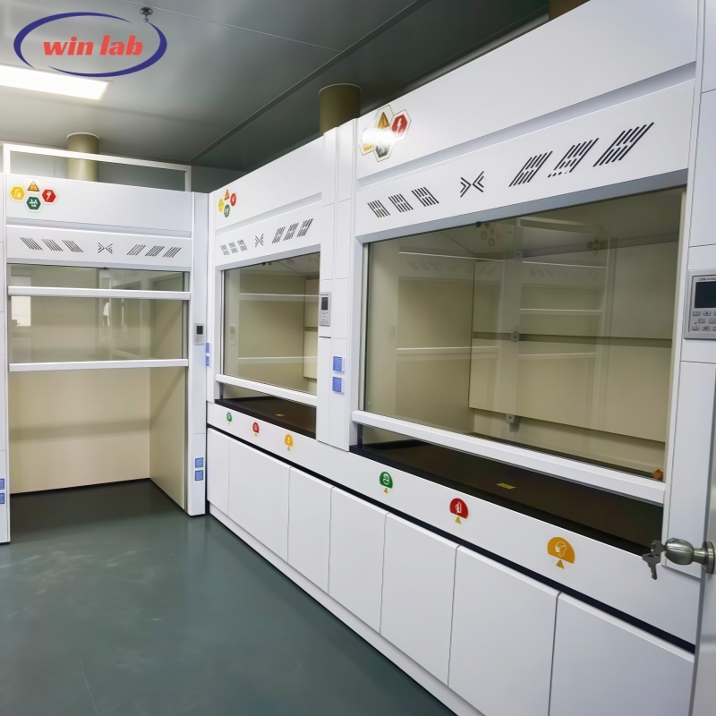 Modular Benchtop Chemical Fume Hood Customized Exhaust Fume Hood For School Use