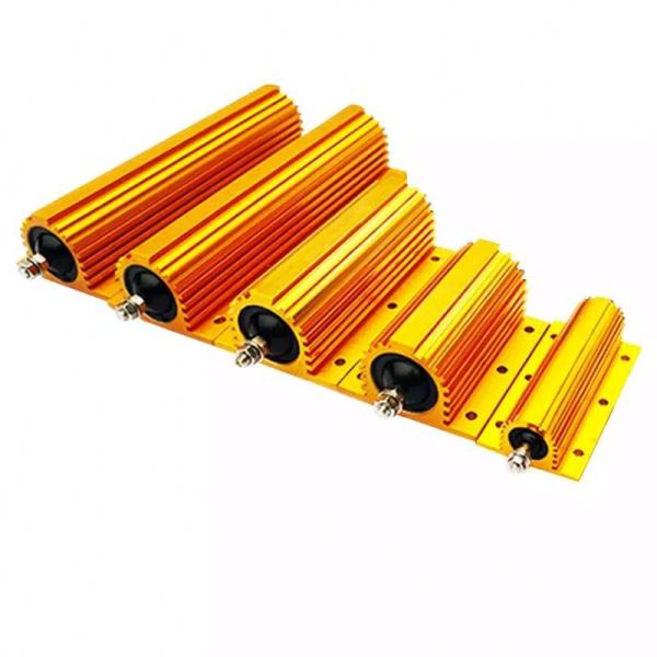 RX24 75W 0,68R 0,68 Ohm Potência Ouro Alumínio Casca de Concha de Metal Casca Wire Resistor Wirewound