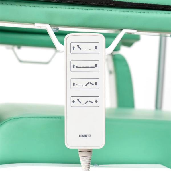 Premium Electric Blood Collection & Chemotherapy Chair Easy Clean Vinyl Upholstery