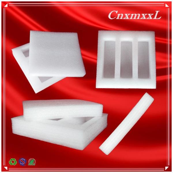 White High Density EPE Foam Packaging Styrofoam Shipping Box With Inserts