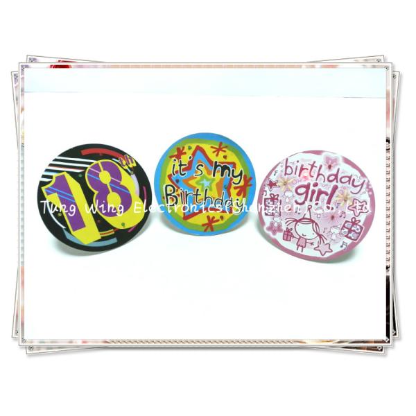 Модуль СИД чувствительного празднества проблескивая/музыкальный значок СИД для подарков праздника