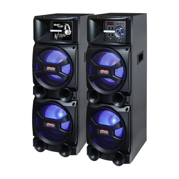 Portable Wireless Active Speaker Pair 300W Powerful Loud Sound Speaker