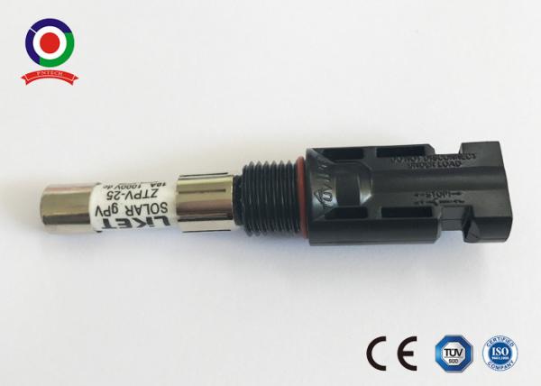 Conector de panel solar IP67 a prueba de agua de 15A con fusible DC1000V