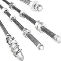 Involute Spline Shaft 58 MC Cold Rolling Spine Shaft Peças sobressalentes para extrusora de parafuso duplo