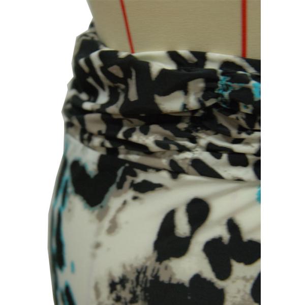 Leo Print Beautiful Womens Long Skirts , High Waisted Bodycon Skirt Anti Wrinkle