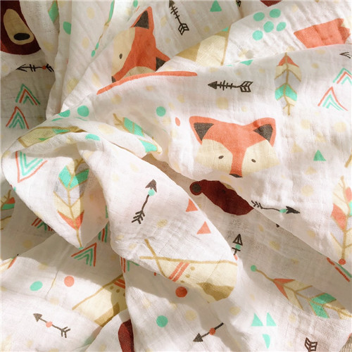 Lightweight Organic Baby Swaddle Blankets For Summer 100 Percent Cotton