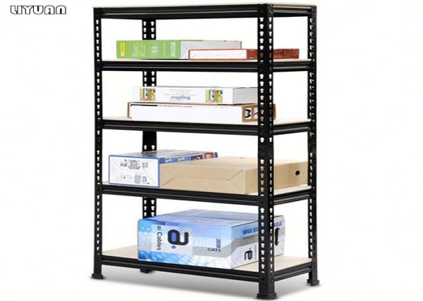 Plywood Panel Light Duty Metal Shelving Cold Rolled Steel Q235B Easy Installation