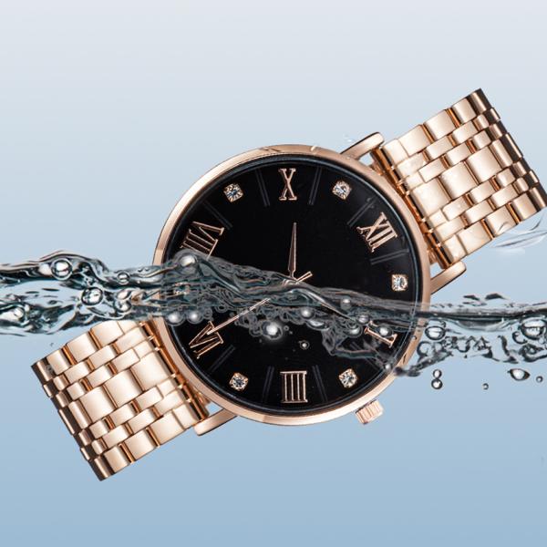 Большие римские дозоры кварца сплава Японии PC21S с диапазоном нержавеющей стали твердым