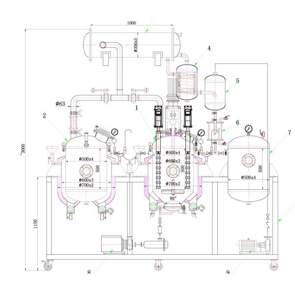 извлечение и концентрация промышленного оборудования извлечения медицины 100Л 200Л 300Л ультразвуковые