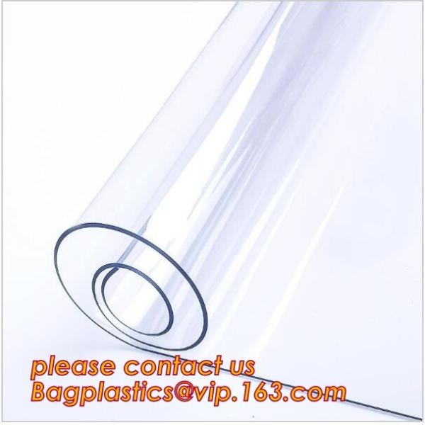 SUPER CLEAR ECO Oil proof disposable plastic tablecloth table mats frosted crystal board waterproof PVC soft glass cloth