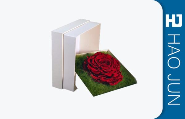Corrugated Decorative Cardboard Gift Boxes With Lids , Christmas Gift Containers