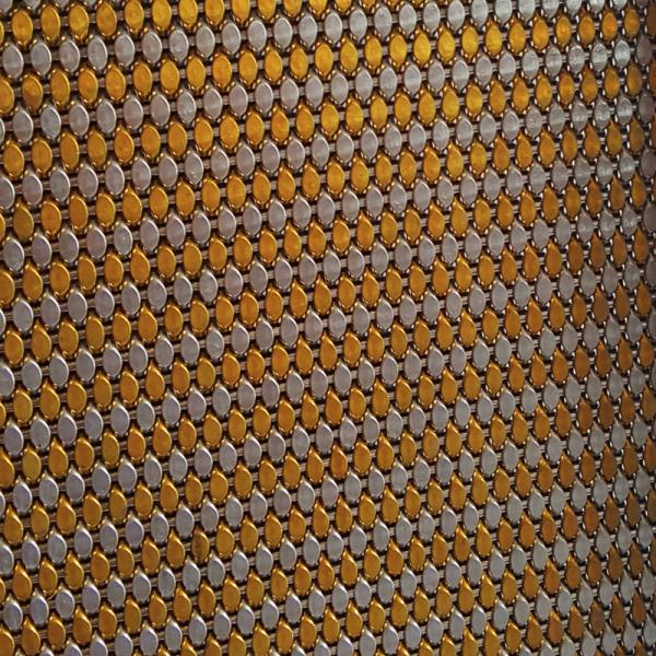 Decorative Mesh Metal Fabric For Elevator Cladding