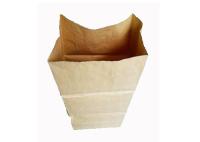 La bouche ouverte cousue par déchets de jardin de pelouse met en sac l'emballage recyclable d'ordures des couches 1-2