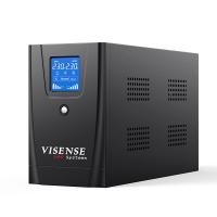 Visench 2Kva Lcd Display Backup Ups 2000Va 1200W Ups Offline para computador portátil desktop