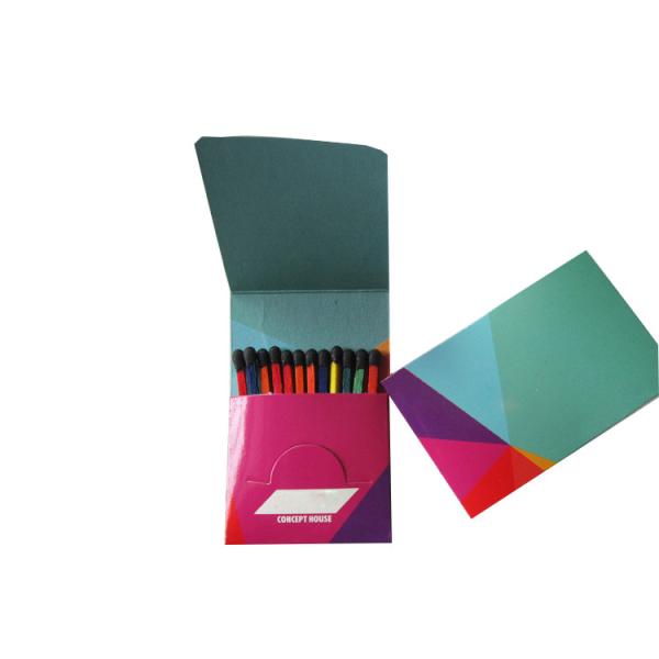 Custom Name Logo Printing Book Matches Safety Sheet Matches Wooden Matches Stick Red Tip Wholesale