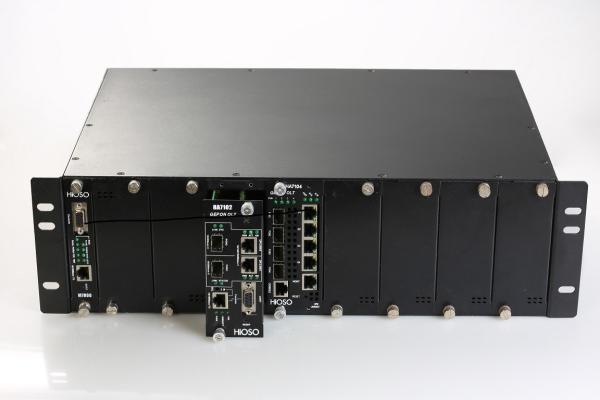 Integrated Management 19 Inch 3U Height OLT Chassis From 2 Pon To 32 Pon