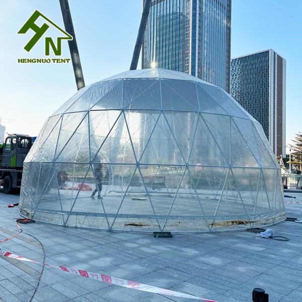 Tente blanche de dôme de camping de tente de dôme de Geo de toit