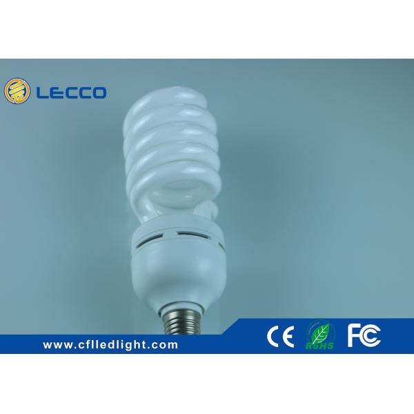 Half Spiral Energy Efficient Light Bulbs 6400K , Cool White Cfl Bulbs 45W T5
