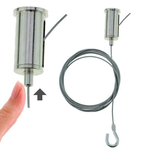 2 - дизайн приспособления кабеля воздушных судн частей изощренный вешалками для систем подвеса