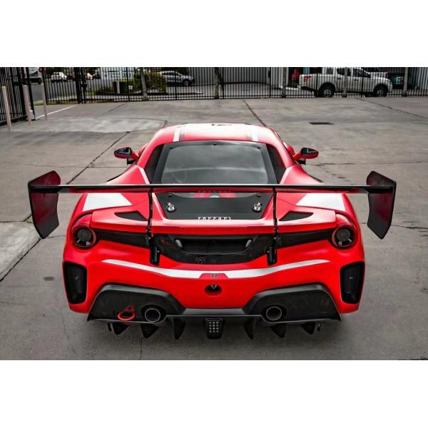 Ferrari 488 Body Kit 488 EVO Style Front Bumper Chin Lip Spoiler
