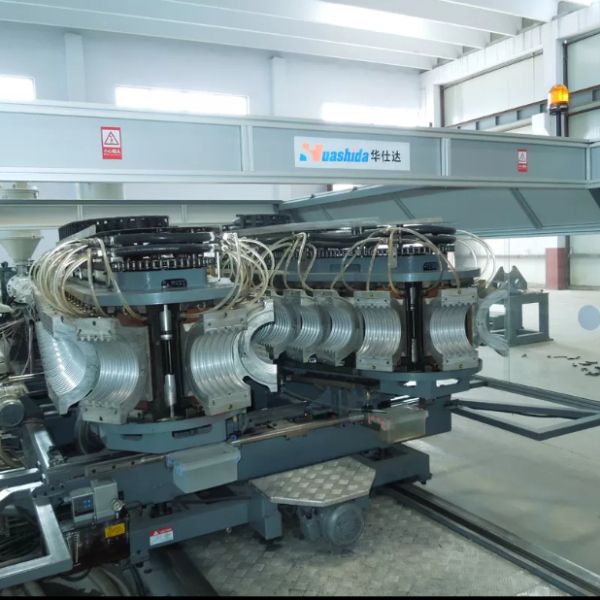 High-Speed Extrusion Double-Wall Corrugated Drainage Pipe Plastic Production Line