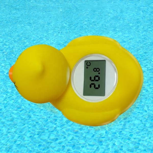 Termômetro de banho para bebés digital de superfície flutuante Multifuntcional Várias formas de animais