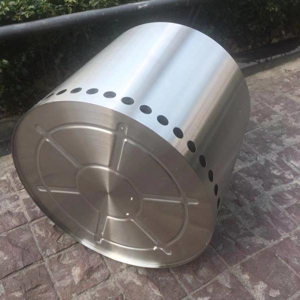 18 Inch Stainless Steel Outdoor Smokeless Stove 13 Inch Backyard Fire Pit
