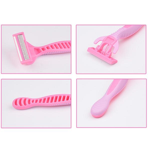 Sweden Stainless Steel Lady Razor 5 Blade Razor Women One Time Razor Shavers