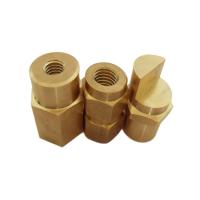 4 peças fazendo à máquina de bronze do Cnc da linha central 6061 peças de alumínio de gerencio do bloco