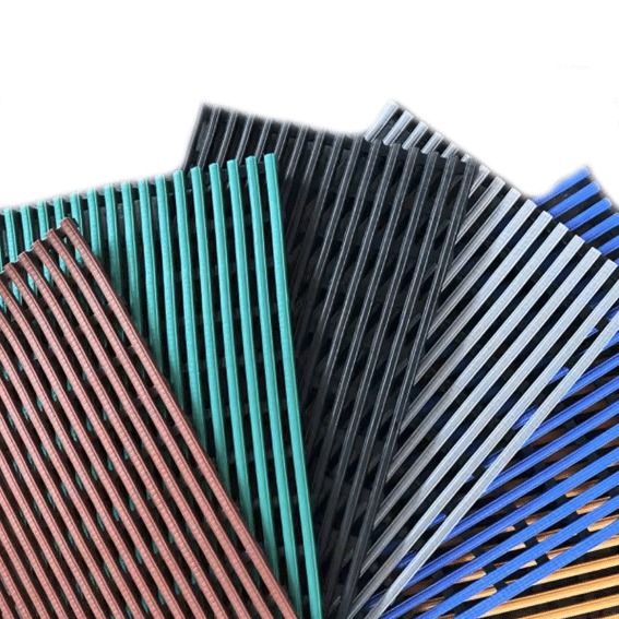 PVC Grid Mat with Open Grid Structure and 12mm Thickness for Superior Drainage Capability