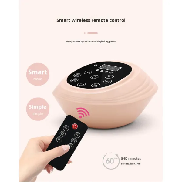Hot Selling Breast Enhancement Massager with Vibration and Latex Material Home Use Timer & Suction Power Regulation