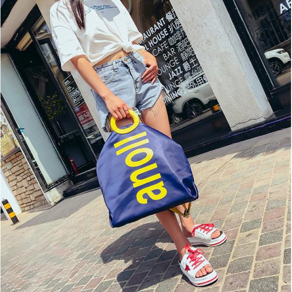 Summer small fresh letterpress nylon bag messenger bag can hand bill of lading shoulder bag