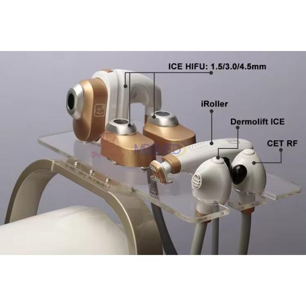 Hifu helado Refrigeración facial y corporal Radiofrecuencia Elevación facial Cryo Hifu Máquina Smas Apretamiento de la piel