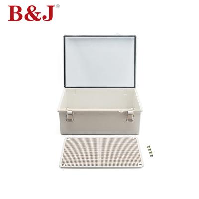 Sealed Plastic Outdoor Electrical Enclosure IP66 For Field Instrument / Telecom Applications