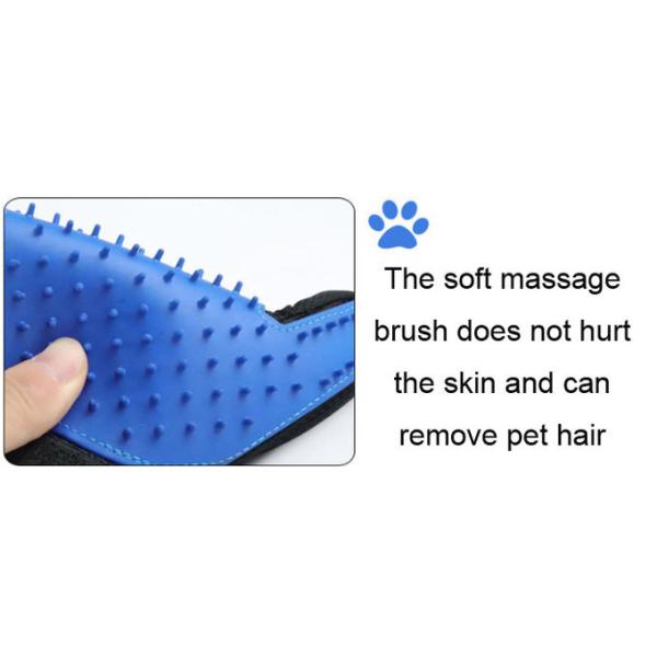 Перчатки перевозчика волос инструмента холить любимца PVC полиэстера чистят 56g щеткой