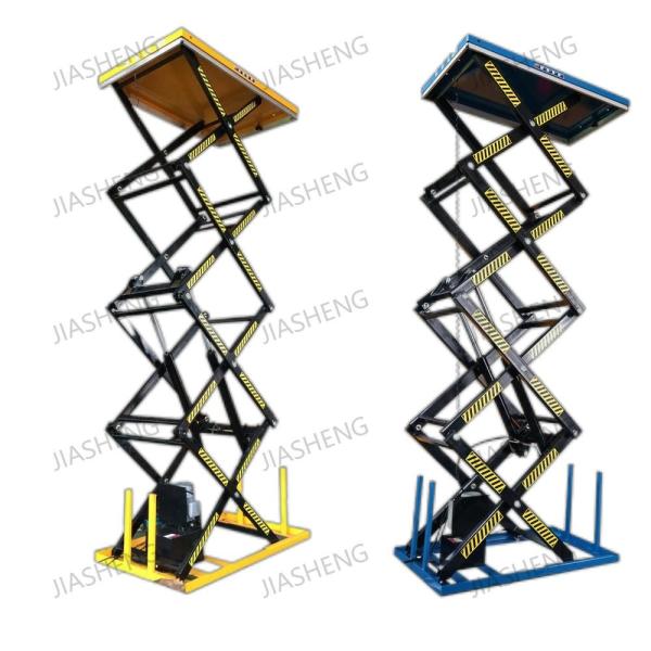 Stationary Electric Hydraulic Scissor Lift Tables Max Height 4140mm 400kg