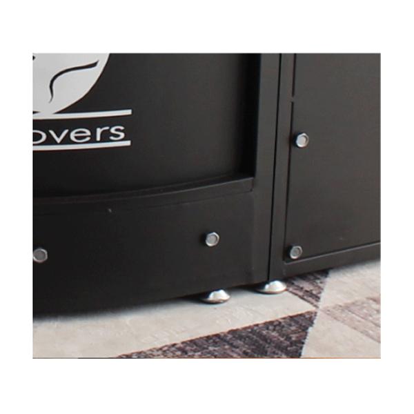 Commercial Furniture Metal Front Desk Counter for Coffee Shops Reception
