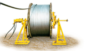 50KN Cable Drum Lifter Jack Stand Transmission Overhead Line Tool