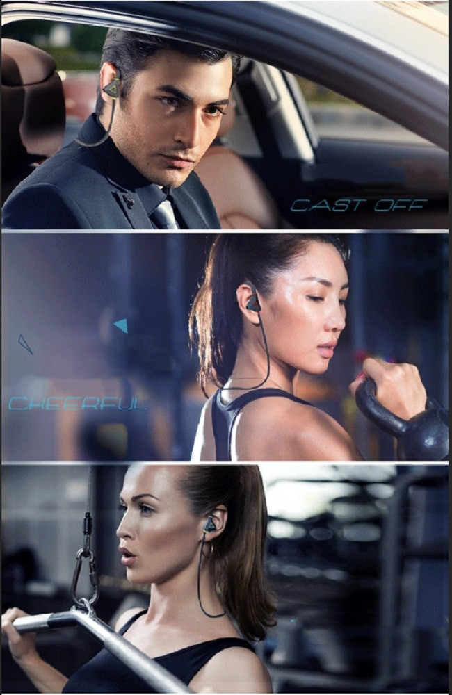 Наушники Sweatproof Bluetooth Earhook, беспроводные наушники спорт 12hours