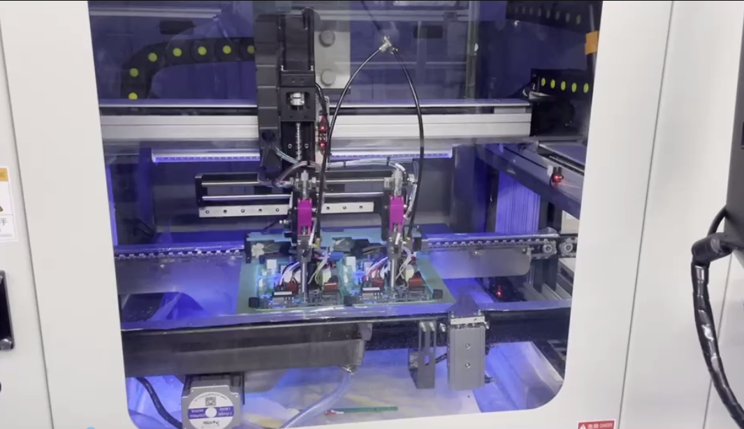 Double Valve Five Axis PCBA Conformal Coating RTV Dispensing Machine