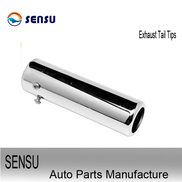 Polsihed 304SS 2.5 Inlet 3 Outlet Exhaust Tip Exhaust Tail Pipe Ends