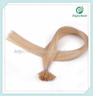 Pre-Bonded Hair 10-28 100s/pack 613# color Straight Human Hair hair extension malaysian