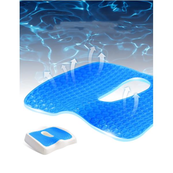 Memory Foam Seat Cushion for Butt Knitted Increase Height Reduce Pressure Breatheable
