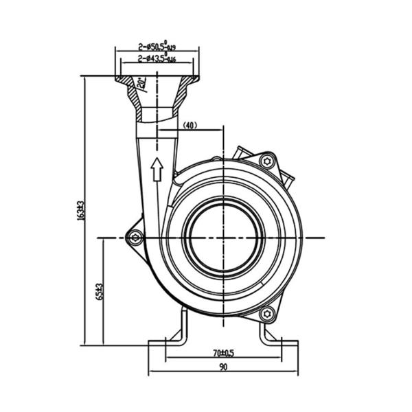Pompes électroniques sans pinceau pour BTMS et refroidisseur par immersion et autres systèmes de refroidissement