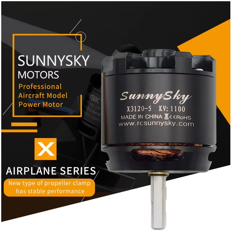 Sunnysky X3120 Kv1100  Brushless Motor For Rc Helicopter Airplane